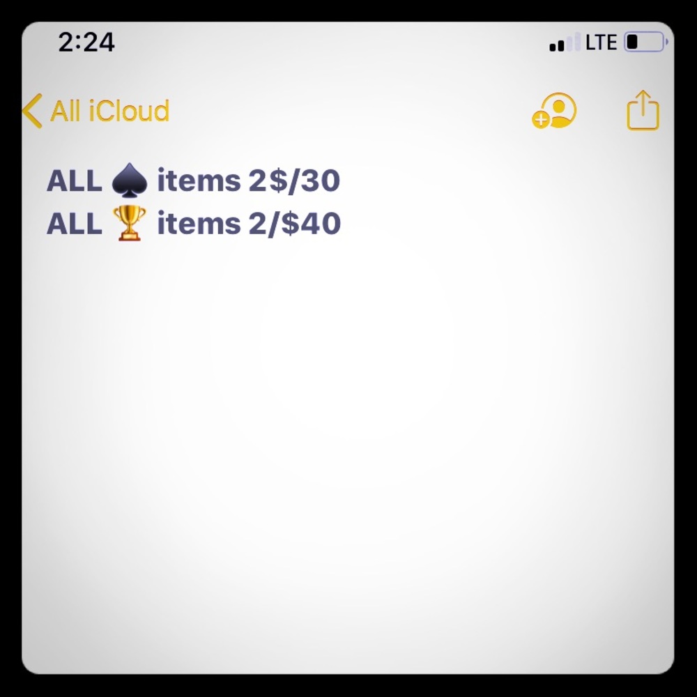 MARKED ITEMS SALE📍